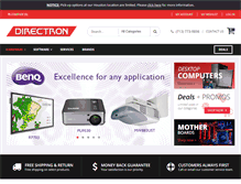 Tablet Screenshot of directron.com